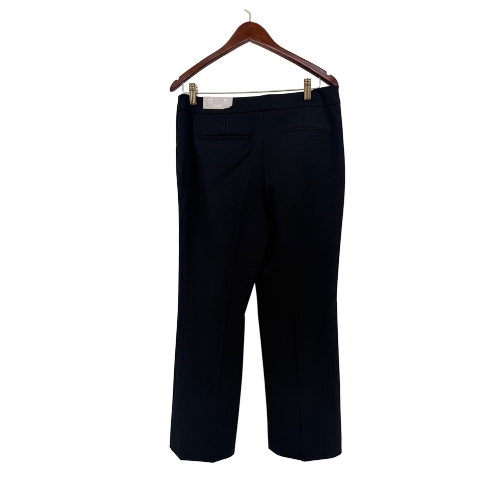 NWT Chicos So Slimming Trouser Pants Black Straight Leg Petite 1P 8P NEW - Picture 8 of 8